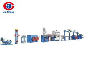 Wire And Cable Production Machine JIACHENG Physical Foaming Cable Extrusion Line Coaxial Cable Extruder Machine For Electrical Wire Cable Production Line