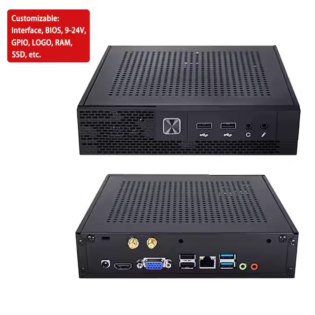 8th I5 I7 8750H Cheap Office Mini-PC 6 CORE Small Micro PC Mini Computer 8300H Win HD VGA Fanless Industrial Mini Pc