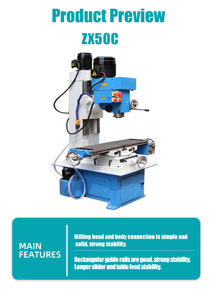 Mini Milling Drilling ZX50C - Versatile & Efficient Machine