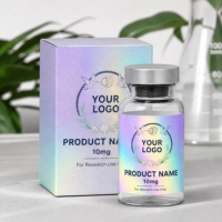 Etiquetas Impresas para Botellas de Almacenamiento de Péptidos de 3ml y 10ml y Cajas de Papel de Lujo