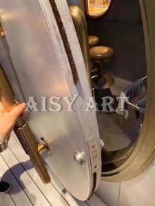 Retro creativo bar Internet celebridad puerta insonorizada Puerta de baño personalizada estilo Industrial interior hierro puerta <span class=keywords><strong>Invisible</strong></span> - Product Image 2