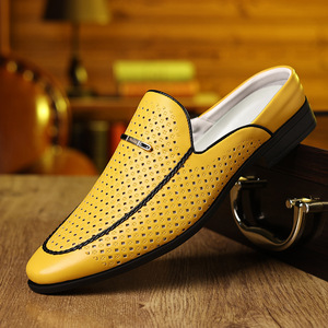 <span class=keywords><strong>Mules</strong></span> d'été respirantes Xuanhui grande <span class=keywords><strong>taille</strong></span> 39-<span class=keywords><strong>47</strong></span> pour hommes, rouges, à bout pointu, à enfiler, décontractées et habillées - Product Image 1