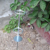 Support de canne à pêche double anneau en fer pour la pêche en mer et en eau douce, modèle Simple Cannon, vente en gros