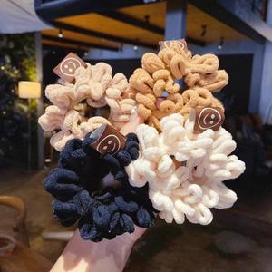 Plush Braided Hair <b>Tie</b> Mixed Colors Casual Headband For Women Autumn Winter Style - Product Image 2