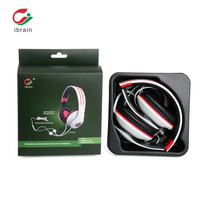 Ibrain-Auriculares de protección contra la radiación EMF, auriculares con reducción de ruido, AirTube, antiradiación, auriculares de teléfono