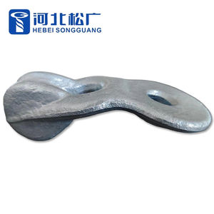 Fabrieks prijs stroomaccessoires gesmede hoek oogring 5/8'' voor paallijn hardware - Product Image 4