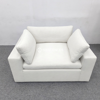 Cojín súper suave, sofá modular seccional en forma de L americano, muebles de sala de estar, sofá para el hogar, villa, hotel