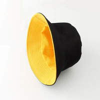 Chapeau de pêcheur avec patch brodé 3D, impression de logo personnalisée, chapeaux seau réversibles
