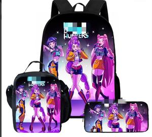 Mochila Escolar con Estampado 3D de Demon Slayer, con Dos Correas Ajustables para Útiles Escolares - Product Image 4