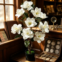 Centres de table de mariage en gros, arbre de magnolia artificiel, fleurs artificielles, arrangements floraux pour intérieur, extérieur, bureau, maison, hôtel, bar