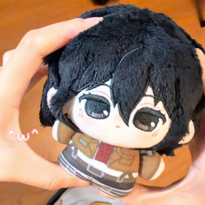 Figurines miniatures en peluche de 10 cm, personnages d'attaque <span class=keywords><strong>Eren</strong></span> Jaeger Rivaille Ackerman, jouets en peluche d'anime, pendentifs, porte-clés - Product Image 6