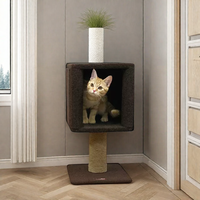 Vietnam luxuriöser Indoor-Katzenturm Katzenbaum mit Kratzer Kletterturm für Katzenhaus