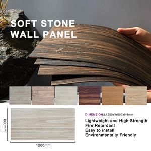 Revestimiento de Pared de Piedra Flexible Delgada, Moderno Mostrador de Recepción, Collar con Anillo y Colgante para Cocina y Baño - Product Image 4