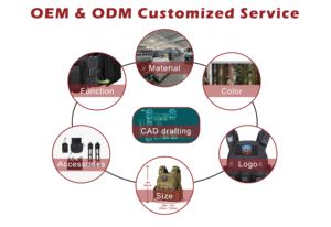 Gilet Tattico Doppio Strato Personalizzato <span class=keywords><strong>SAPI</strong></span> AC con Piastra Porta-Attrezzi da Combattimento Molle per Uomo - Product Image 5