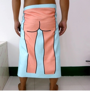 Serviette de bain avec imprimé de pénis <span class=keywords><strong>pour</strong></span> hommes, serviette de voyage de plage <span class=keywords><strong>pour</strong></span> femmes, de Sport, de Gym, de salle de bain, créative, avec poitrine nue, cadeau de <span class=keywords><strong>blague</strong></span> - Product Image 4