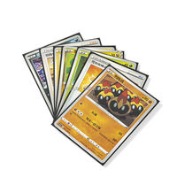 100팩 컬러 무광 트레이딩 카드 슬리브 일본 사이즈 66x92mm 보드 게임 및 애니메이션 카드용