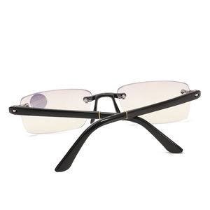 <span class=keywords><strong>Gafas</strong></span> de lectura magnéticas graduadas con luz azul, anteojos de lectura de lujo de alta calidad, sin marco, con patas de Metal, 8818 - Product Image 3