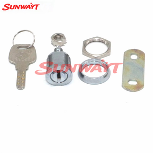 Cilindro de Cerradura de Leva de Aleación de Zinc Duradero, Cerradura con Llave de Puntos para Máquina Expendedora y Cajero Automático - Product Image 3