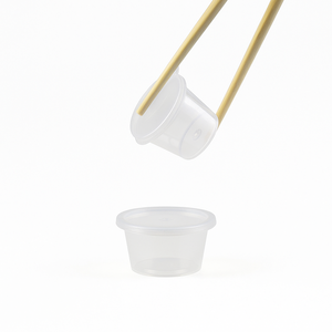 Takeaway Packaging <b>Box</b> Disposable Plastic Round Sauce Cup Thickened Seasoning Dipping Sauce <b>Small</b> Plastic Cups Wholesale - Product Image 5