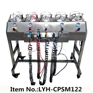 Sistema de PISTOLA DE PULVERIZACIÓN de cromo metalizado de alta calidad, máquina de plástico chapado, LYH-CPSM122 de pintura cromada