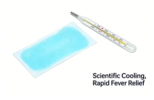 Patch Gel Penurun Demam Tahan Lama, Tidak Menyebabkan Iritasi, untuk Anak & Dewasa, dengan Kontrol Demam & <span class=keywords><strong>Flu</strong></span> serta Pereda Nyeri - Product Image 3
