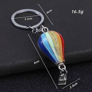 Nuevos Llaveros Personalizados de Metal 3D con Forma de Globo Aerostático, Creativos Recuerdos de Viaje de Turquía KAPADOKYA, Llaveros de Aleación con Impresión UV - Product Image 4