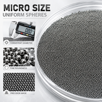 Billes en acier inoxydable de 0,8 mm, 0,9 mm, 1 mm, résistantes aux acides, pour traitement chimique, SS316L, solides, de précision, résistantes à la corrosion