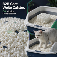 Litière agglomérante végétale OEM/ODM biodégradable, écologique, faible en poussière, jetable aux toilettes, hautement absorbante pour chats - Vente en gros