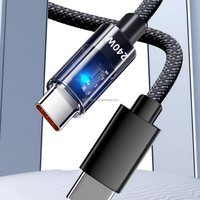 Câble de données USB-C tressé 240W à charge rapide PD, compatible iPhone 15/16, ordinateurs portables Huawei et câble de charge pour voiture