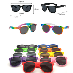 Lunettes de soleil promotionnelles personnalisées avec logo RG, en plastique, <span class=keywords><strong>pas</strong></span> chères, pour hommes et femmes, pour l'extérieur, grises, rouges, bleues, café - Product Image 5