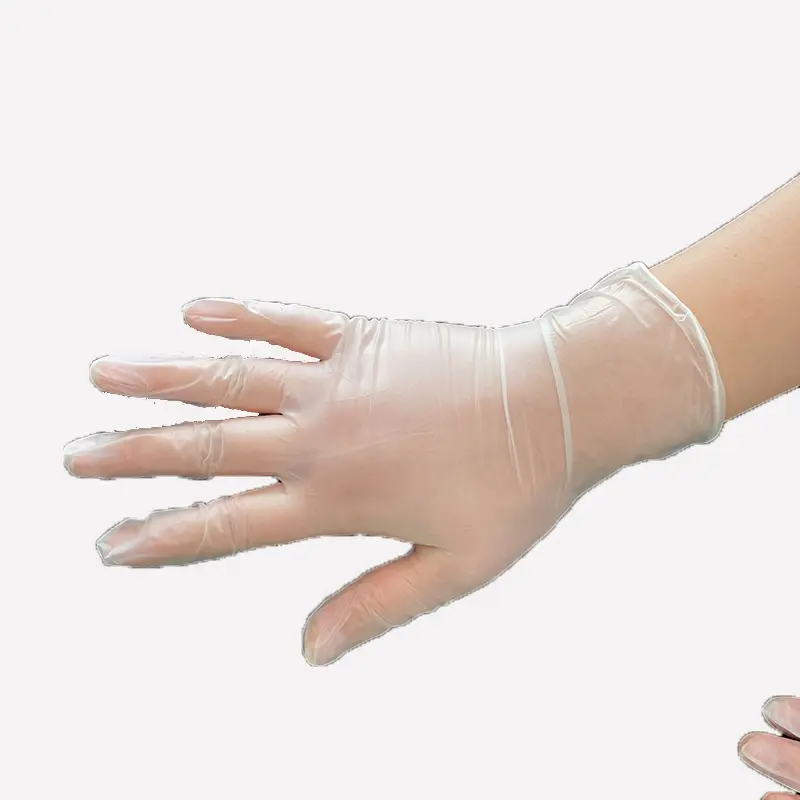 Wholesale Disposable Transparent Hand Glove Non Sterile Clear Color Powder free PVC/Vinyl Gloves