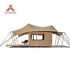 Tente <span class=keywords><strong>de</strong></span> glamping <span class=keywords><strong>de</strong></span> luxe Kawagebo Kamp en PVDF imperméable et permanente avec chambre et <span class=keywords><strong>salle</strong></span> <span class=keywords><strong>de</strong></span> <span class=keywords><strong>bain</strong></span> pour hôtels, stations balnéaires et lodges en plein air - Product Image 2