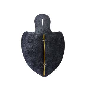 Tùy Chỉnh Da Bò Thủ Công Kim Loại Chính Thức Lá Chắn Ví Ly Hợp <span class=keywords><strong>Pin</strong></span> Huy Hiệu Với Bướm Clasp Sơn Đầy Huy Hiệu - Product Image 2