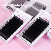 Fadlash C Cc D Dd Curl 0.03 005 Fournisseurs de cils classiques pour extensions de cils Extension de cils noir mat foncé Plateau de volume en cachemire