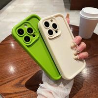 Toptan düşük fiyat şeker renk yumuşak TPU cep telefonu kılıfı iPhone 16 15 14 13 12 11 Pro Max artı Lens koruma arka kapak