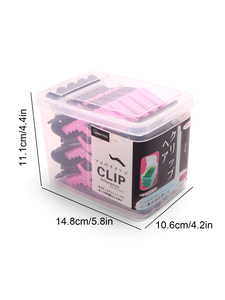 Deux couleurs assorties salon de <span class=keywords><strong>coiffure</strong></span> en plastique pince à cheveux alligator <span class=keywords><strong>coiffure</strong></span> pinces colorées outils de teinture de salon - Product Image 6