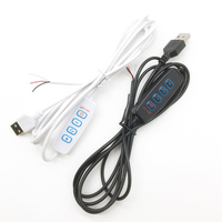 Câble d'extension USB pour variateur de lumière LED 5V DC avec interrupteur marche/arrêt et adaptateur pour réglage de la couleur