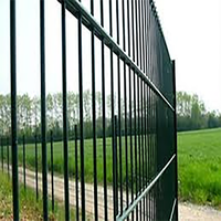 Valla de Alambre Doble Soldada de Alta Resistencia, Panel de Malla de Alambre Doble 868 Anti-Impacto para Seguridad en Exteriores de Fábricas y Almacenes