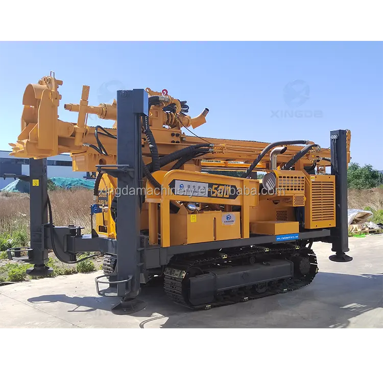 Hot Sale New Core Sample Drill Exploration 180-500m Reverse Circulation RC Machine Mine Drilling Rig