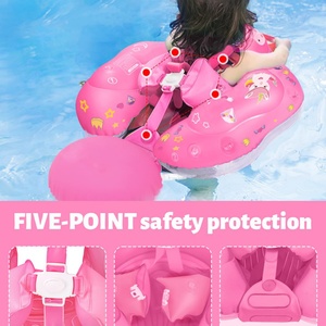 Flotador de Natación para Bebés con Toldo de Protección Solar, Apto para Bebés de 3 a 36 Meses - Product Image 5