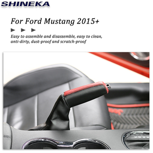 เบรค<span class=keywords><strong>มื</strong></span><span class=keywords><strong>อร</strong></span>ถยนต์สำหรับ Ford Mustang 2015 +,อุปกรณ์ตกแต่งรถยนต์ภายนอกที่หุ้มเบรก<span class=keywords><strong>มื</strong></span><span class=keywords><strong>อร</strong></span>ถยนต์หนัง - Product Image 4