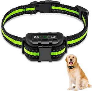 Collar de Control de Ladridos para Perros, Recargable, Impermeable IP67, Activado por Voz, Collar de Entrenamiento Antiladridos, Ajustable, con Sonido y Vibración - Product Image 1