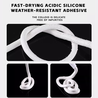 Scellant silicone transparent à séchage rapide Factory Qingkai 830, usage général, construction, réparation, adhésif d'étanchéité, Chine, Zhejiang