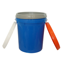 Seau en polypropylène DisonWay 4L de qualité alimentaire, hermétique et durable, pour peinture industrielle, impression personnalisée pour revêtement au latex et murs de bâtiment