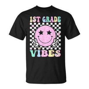 T-shirt Vibes 1ère année, premier jour d'école, t-shirt pour enfants de 1ère année - Product Image 1