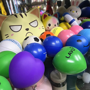 Pelotas Antiestrés con Forma <span class=keywords><strong>de</strong></span> Corazón y Sonrisa, Impresas Personalizadas con Logotipo, Bajo Pedido Mínimo, Venta al Por Mayor BSBH - Product Image 4
