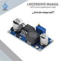 Lm2596HVS 48v Input DC-DC Konverter Step Down Modul Daya yang Dapat Disesuaikan LM2596 HVS Rentang Input Tegangan Lebar