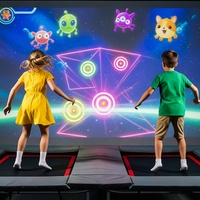 Sistema de Juego Interactivo con Sensor de Movimiento para Trampolín AR de 55 Pulgadas para Parques de Trampolín Interiores