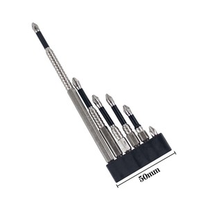 Customized K5 Anti-Slip Impact Drill Bit <b>Set</b> Electric Tool with <b>Phillips</b> Head Bits High Hardness Impact <b>Screwdriver</b> - Product Image 1