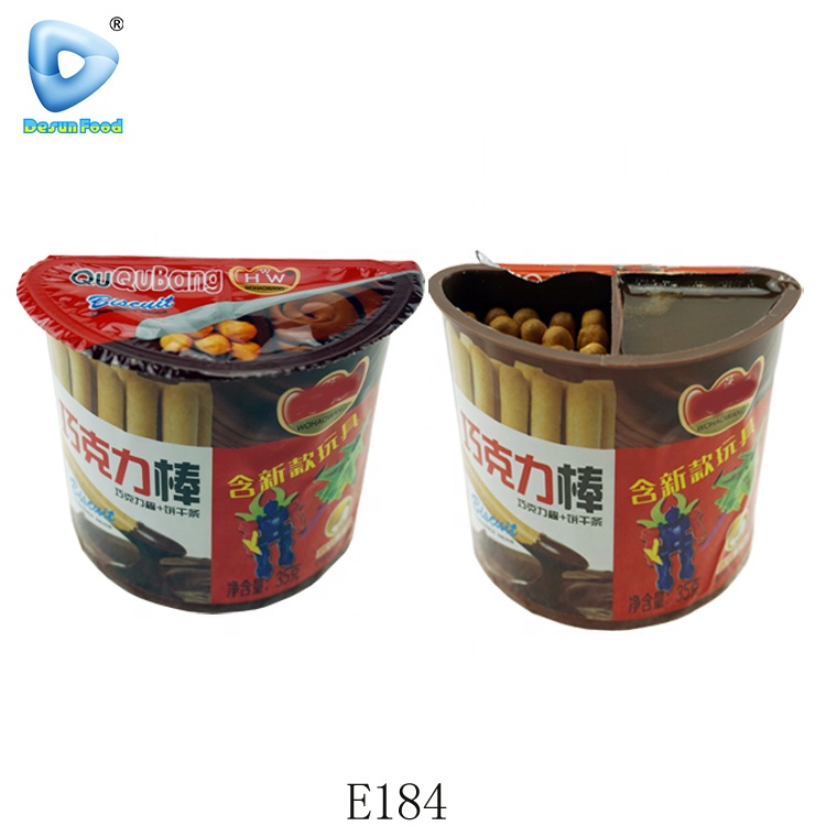 Хит продаж, шоколадный крем, хрустящие палочки для печенья с игрушечной шоколадной чашкой